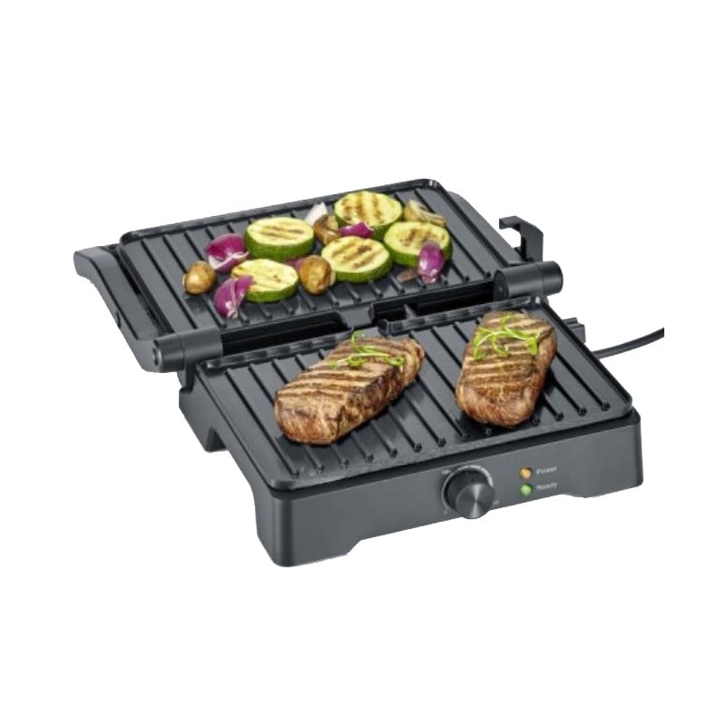 SEVERIN grill de contact/presse-panini KG 2391, noir, 1500 watts